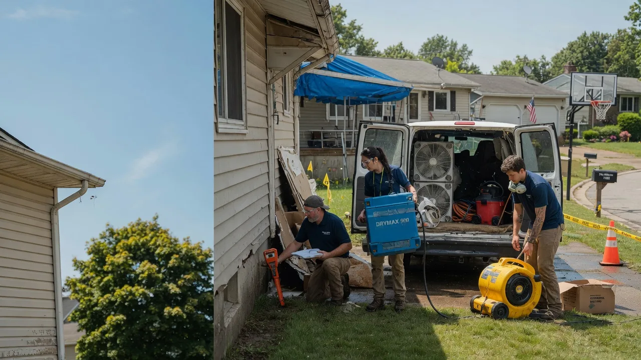 Ceiling Leak Cleanup in Saint Paris, OH near me